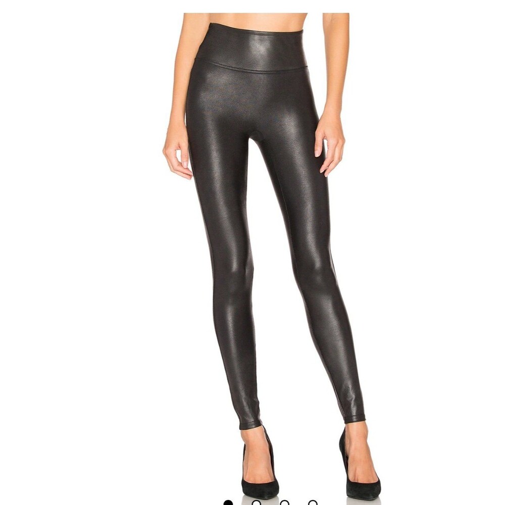 Spanx Faux Leather Leggings Size M